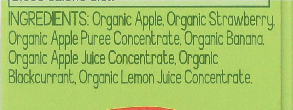 Organic Applesauce Strawberry (4 Pack)