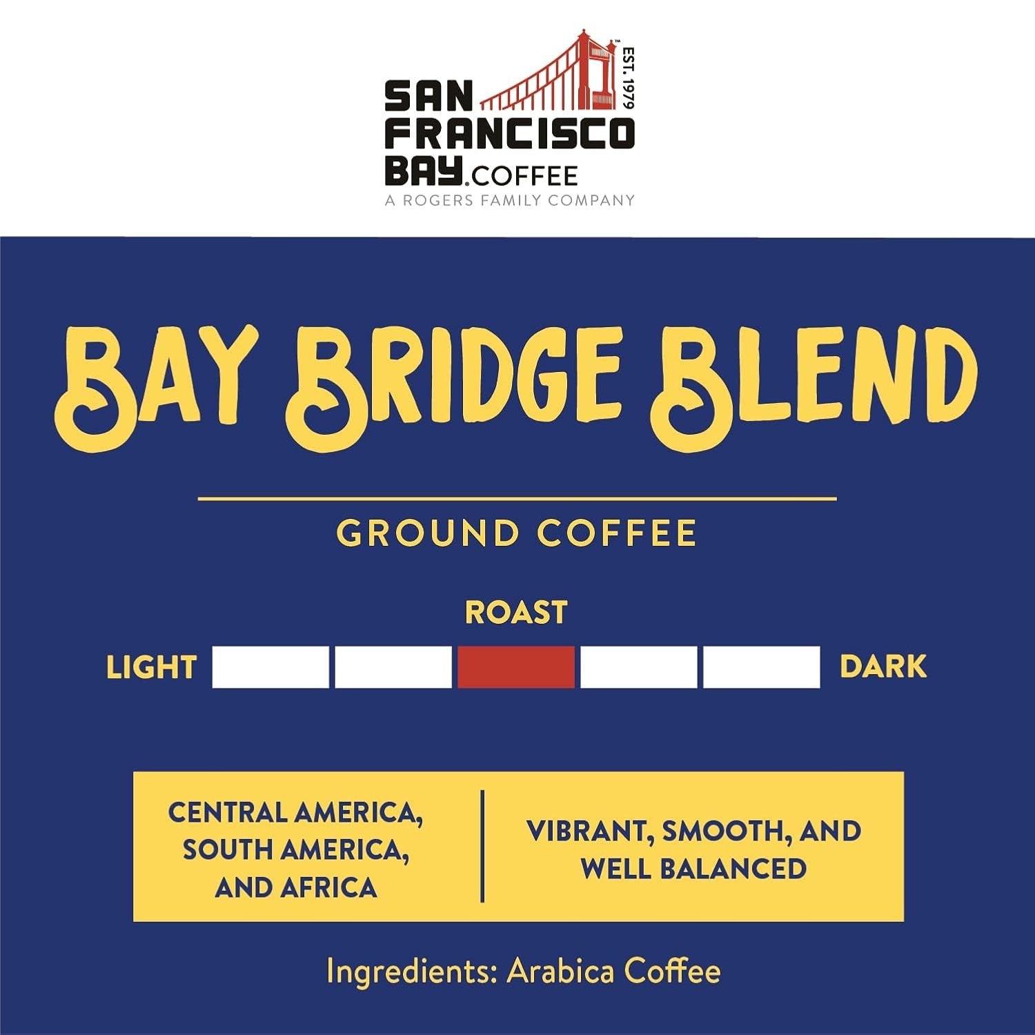 Bay Bridge Medium Roast Ground Coffee