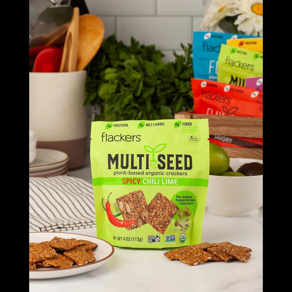 Spicy Chili Lime Multi Seed Crackers