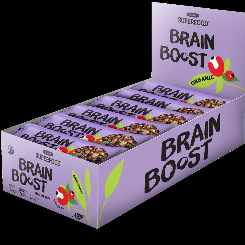 Brain Boost Organic Seed Bar with Guarana (24 CT)