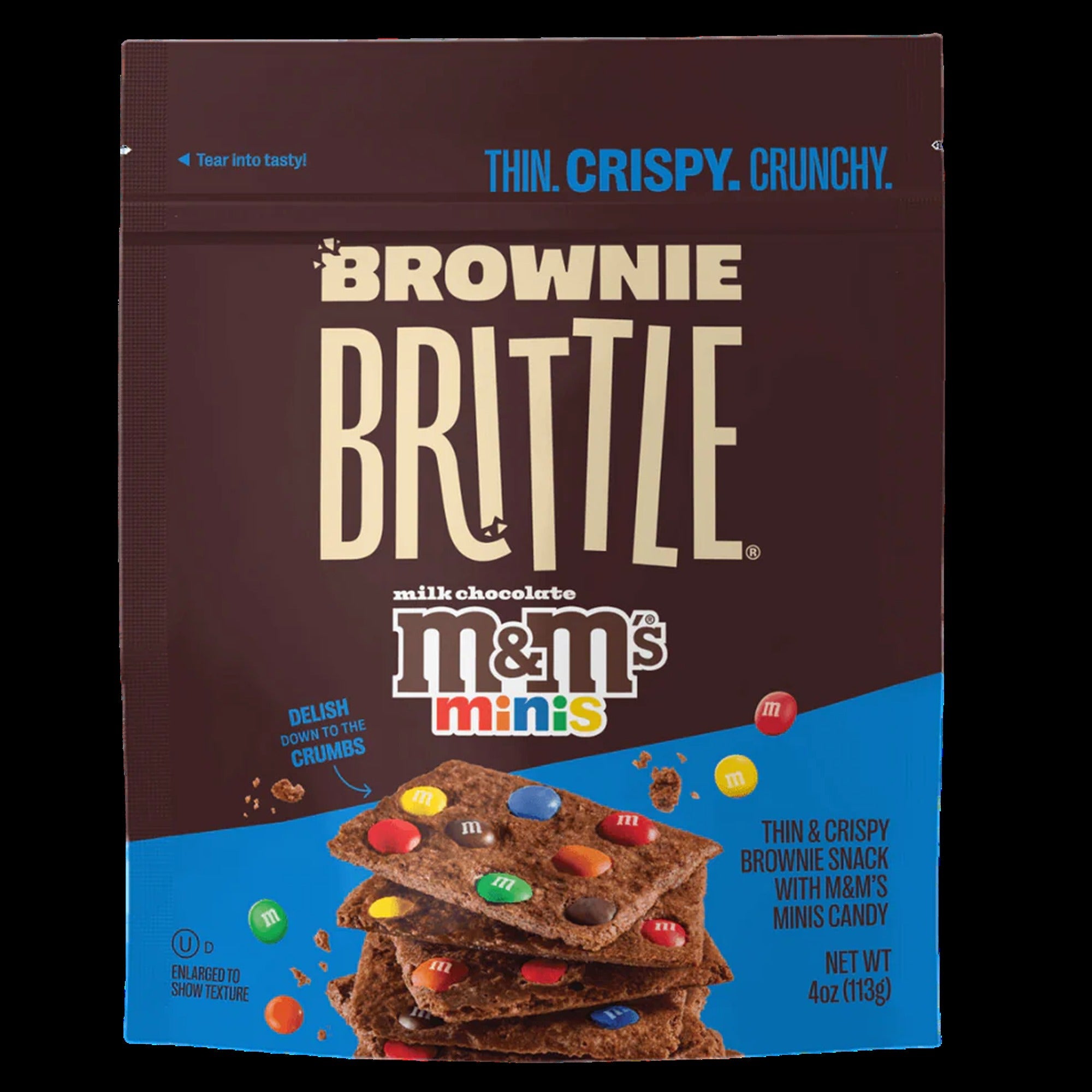 Brownie Brittle with M&M's Minis