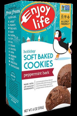 Peppermint Bark Soft Baked Cookies