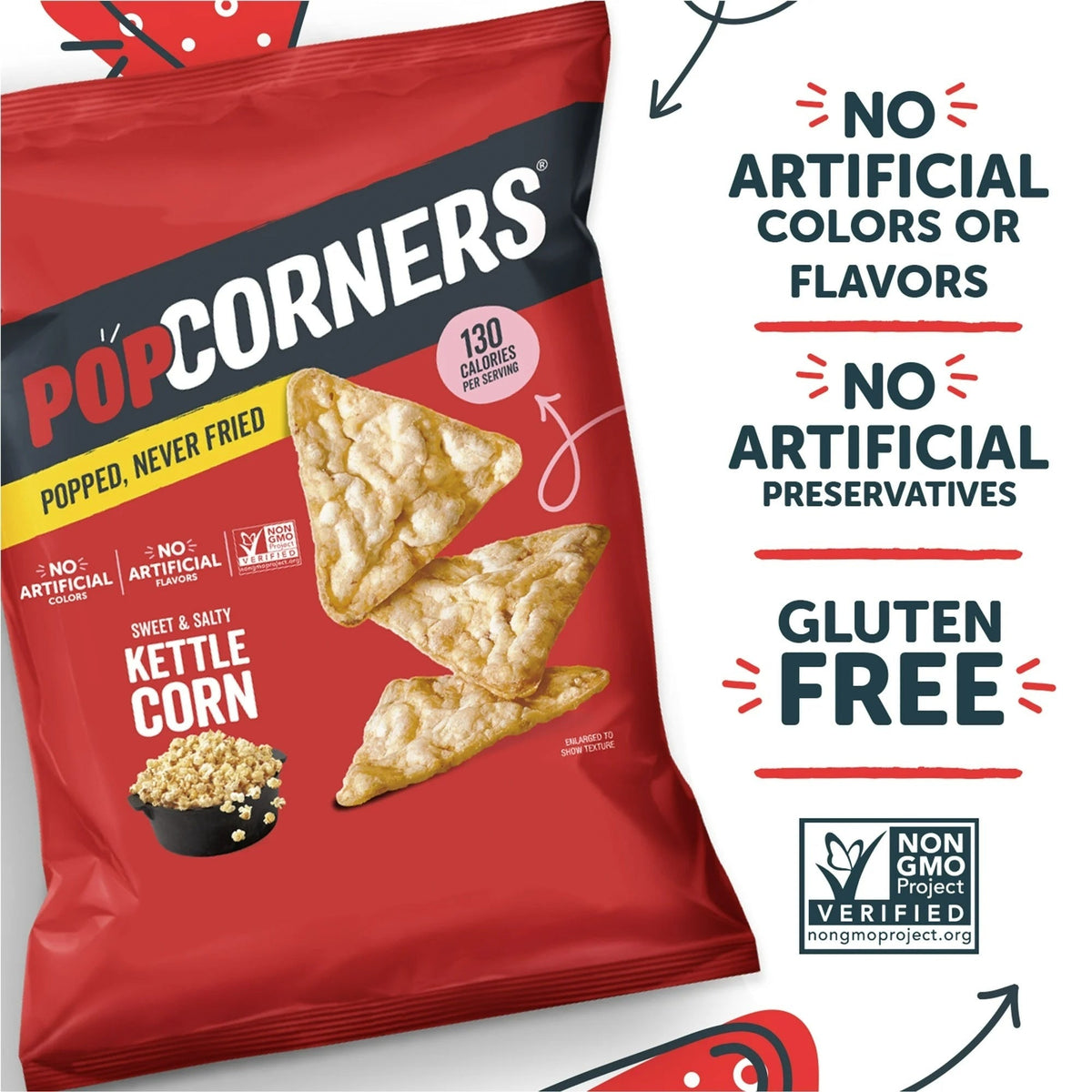 Sweet & Salty Kettle Popped Corn Snack