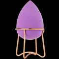 Professional Beauty Blender with Rose Gold Stand - Purple