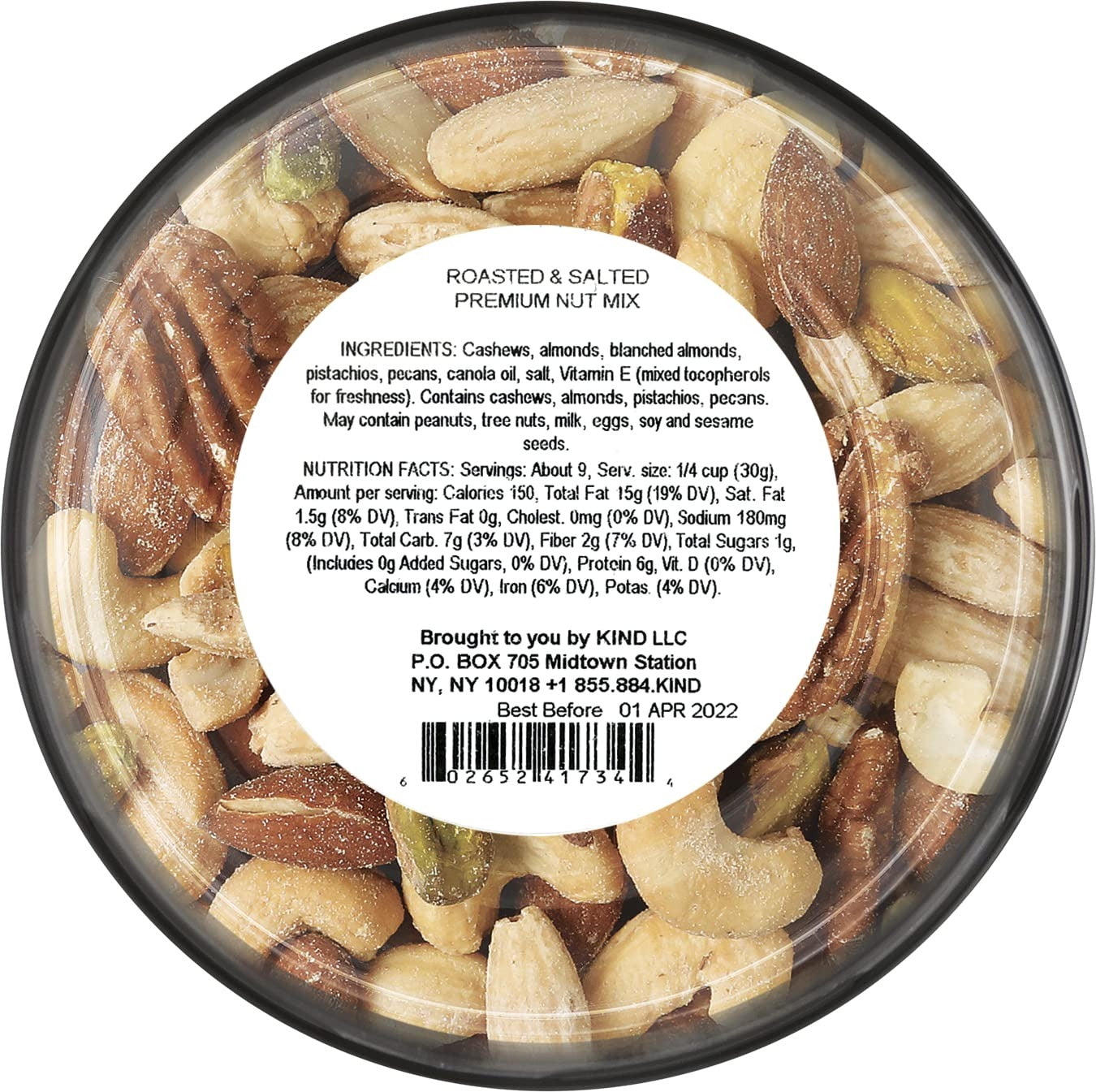 Roasted, Salted Premium Nut Mix