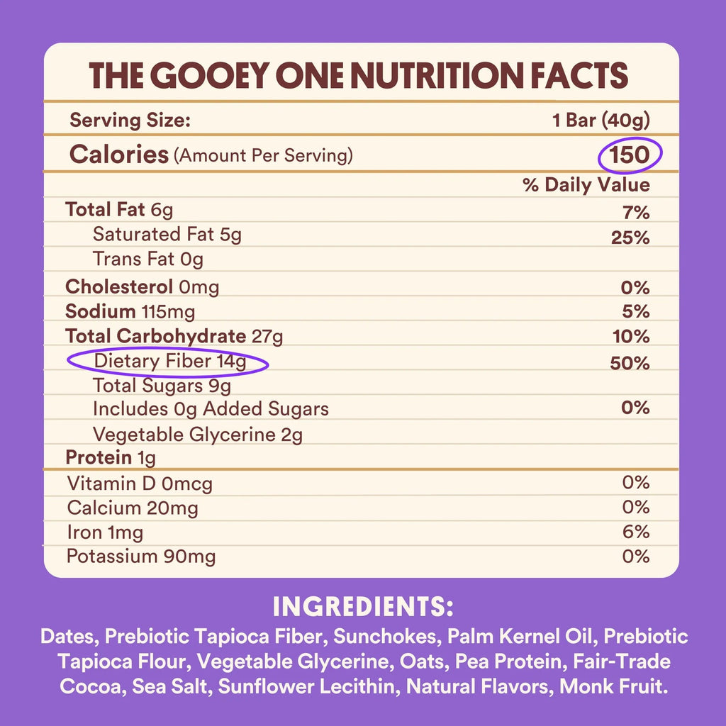 Gooey One Salted Date Caramel Candy Bar (12 CT)