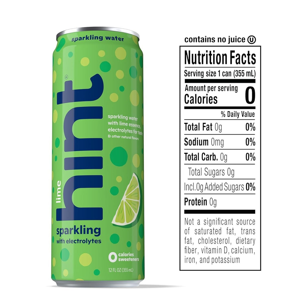 Lime Electrolyte Sparkling Water (12 Pack)