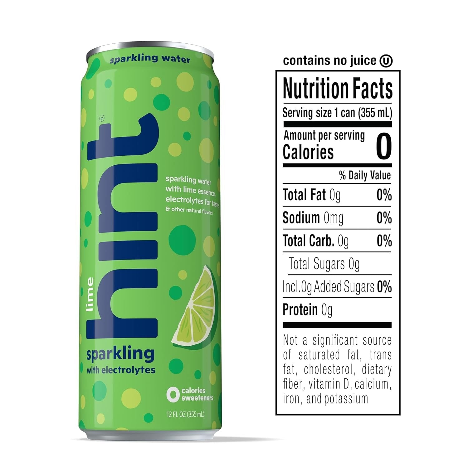 Lime Electrolyte Sparkling Water (12 Pack)