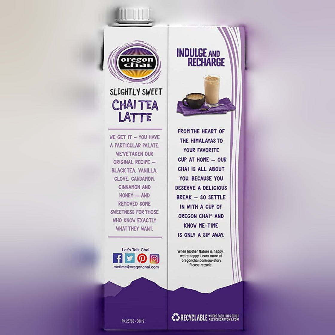 Slightly Sweet Chai Tea Latte Concentrate