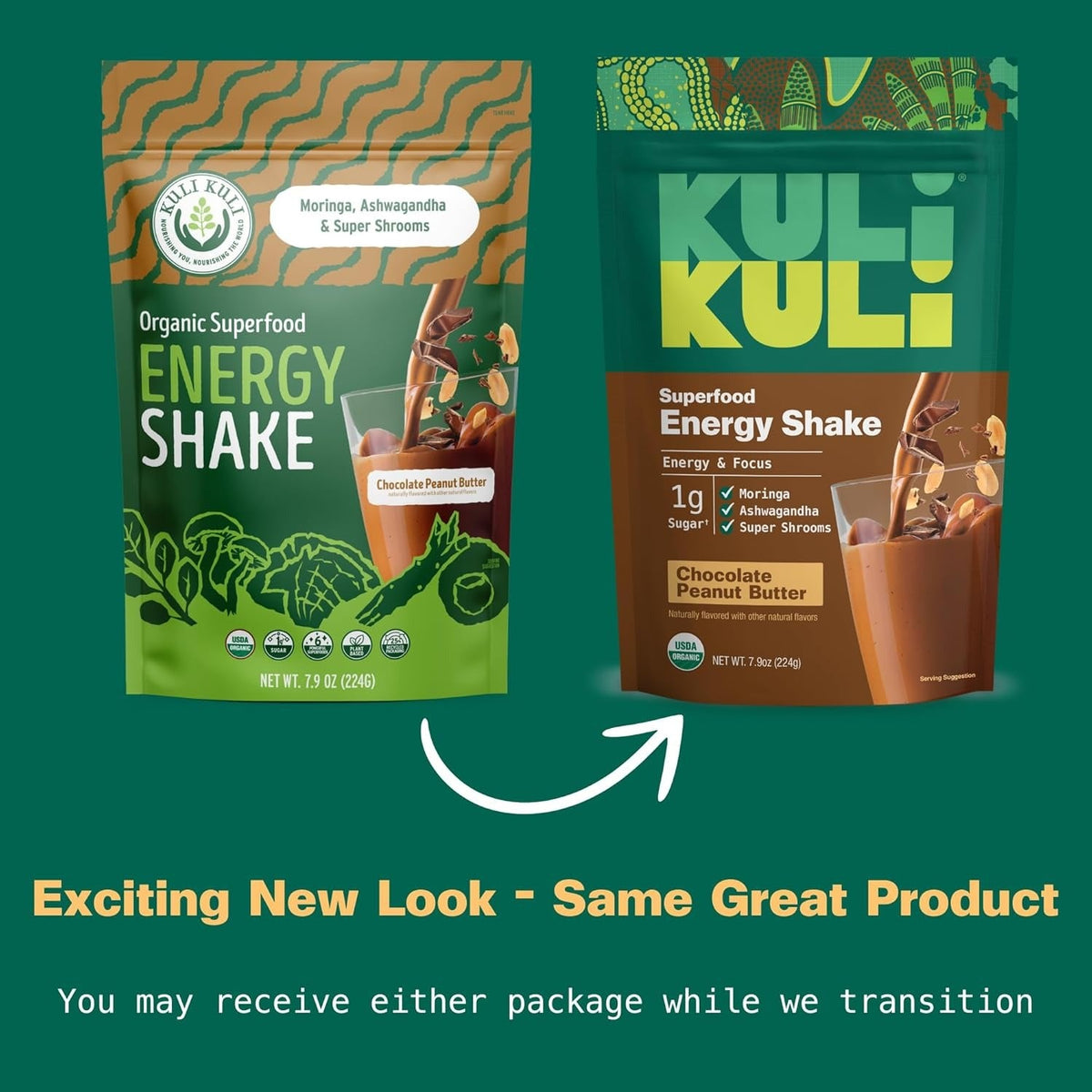 Organic Superfood Energy Shake - Chocolate Peanut Butter