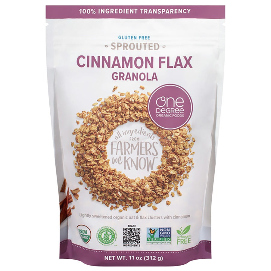Organic Sprouted Cinnamon Flax Granola
