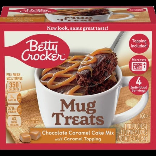 Chocolate Caramel Mug Treats Cake Mix (4 CT)
