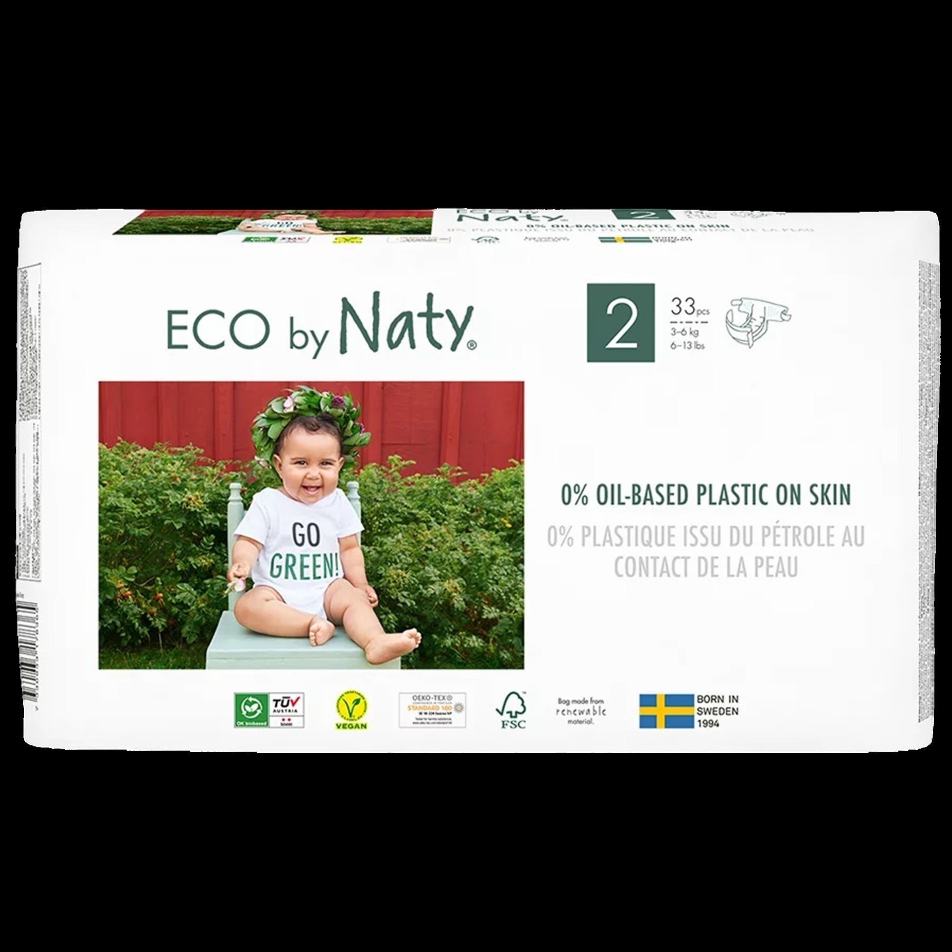 Eco Diapers Size 2 (33 CT)