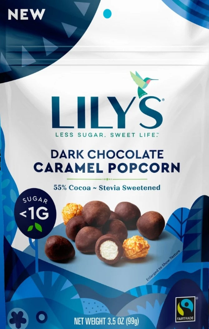 Dark Caramel Chocolate Popcorn