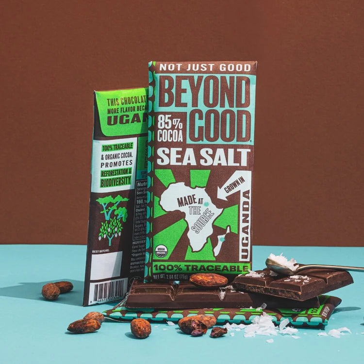 Sea Salt 85% Cocoa Dark Chocolate