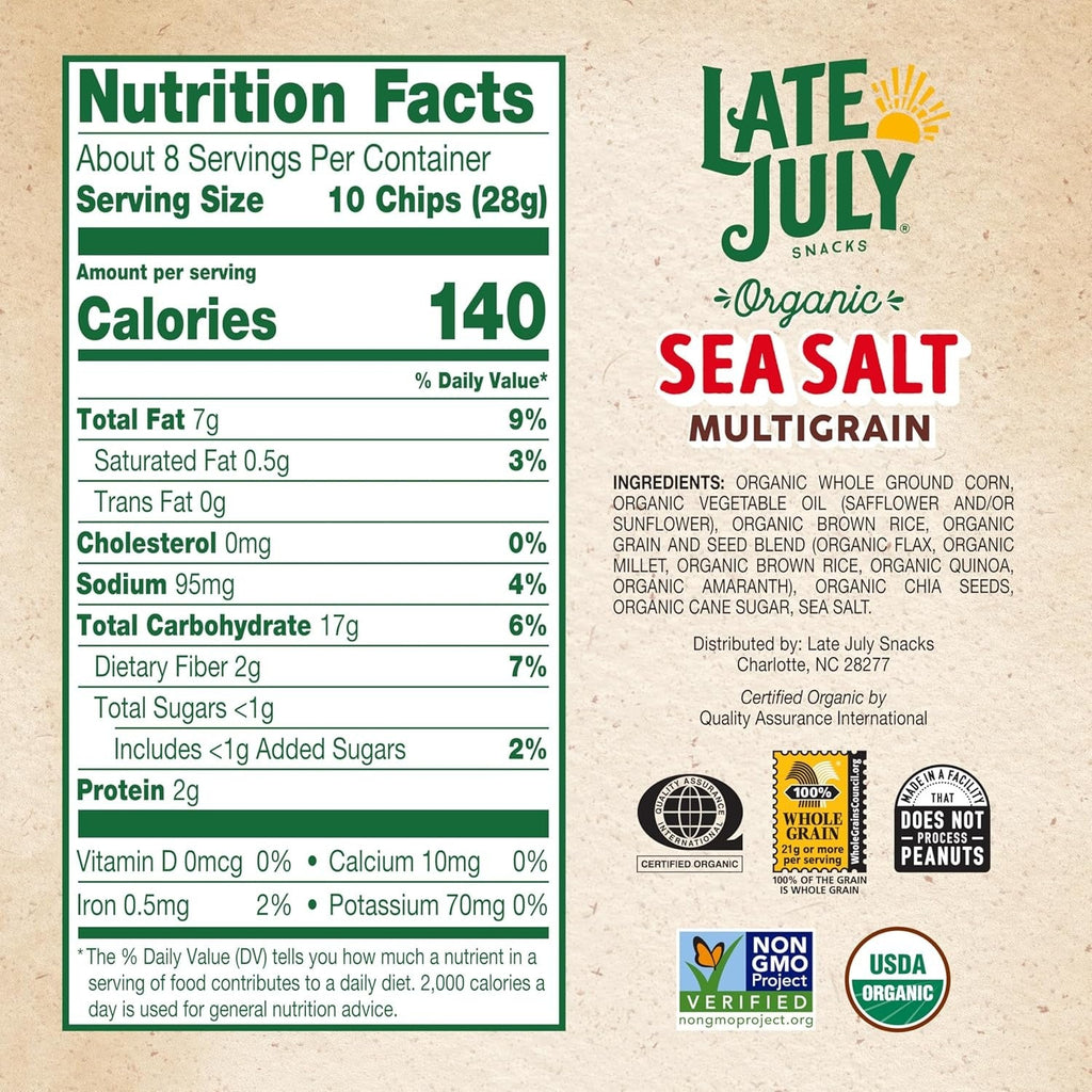 Multigrain Sea Salt Tortilla Chips