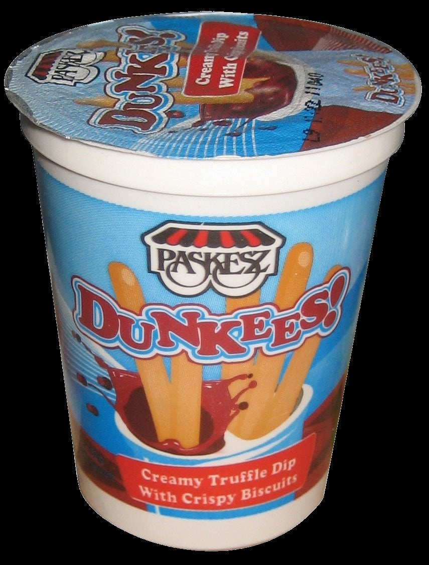 Dunkees Creamy Truffle Dip With Crispy Biscuits