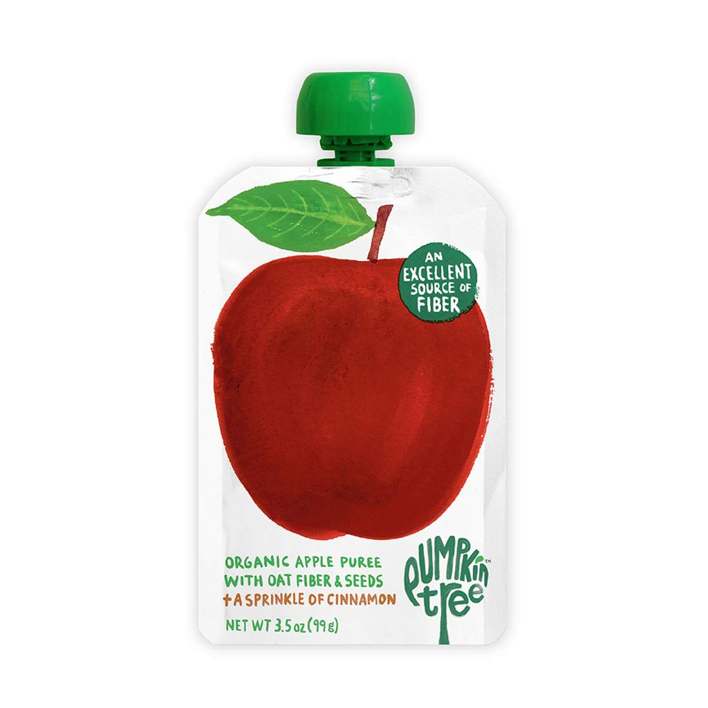 Apple Puree With Oat Fiber & Seeds + A Sprinkle of Cinnamon (10 Pack)