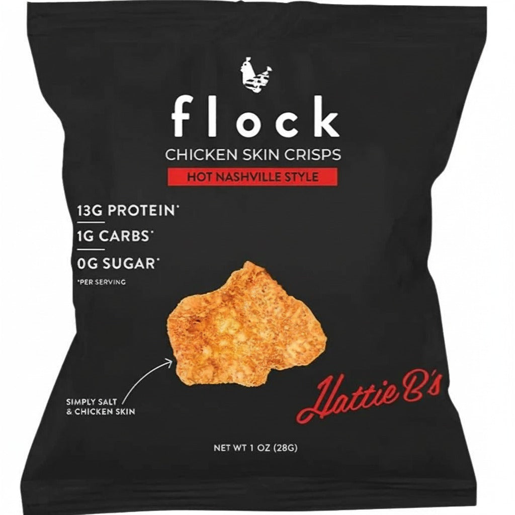 Hot Nashville Chicken Skin Crisps (8 Pack)