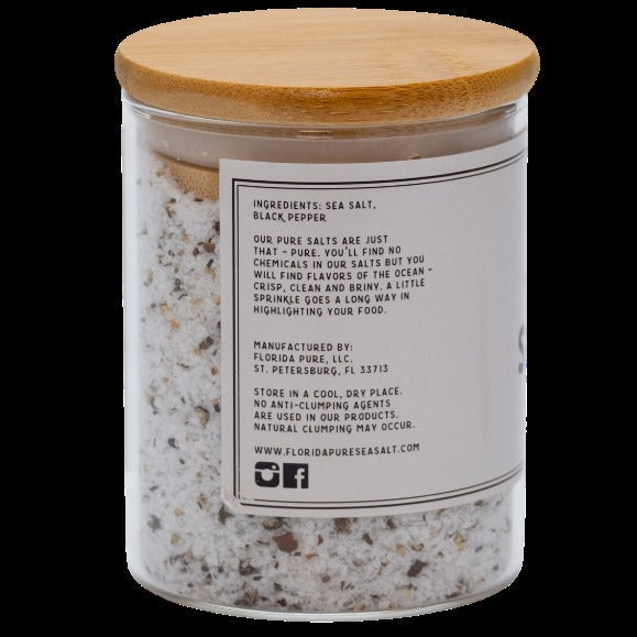 Black Pepper Infused Sea Salt