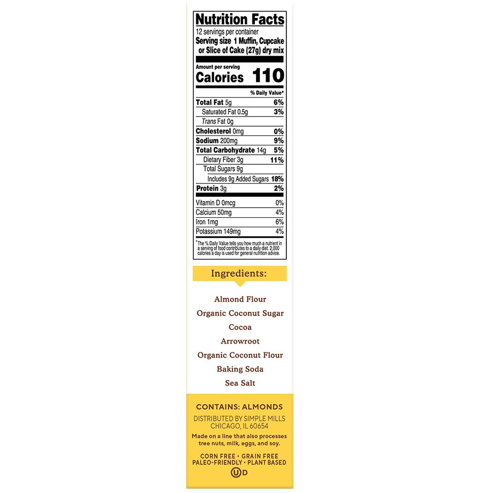Almond Flour Chocolate Muffin & Cake Baking Mix
