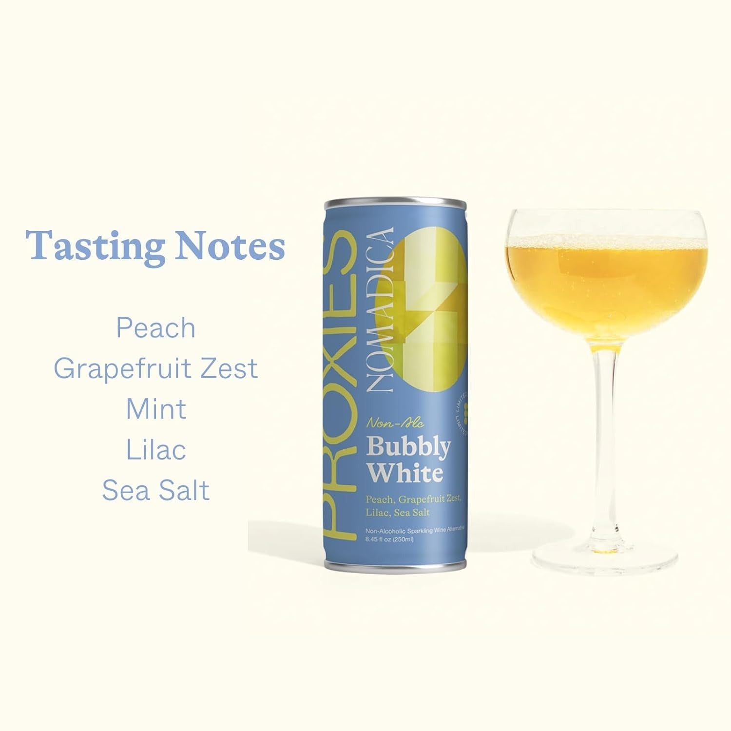 Bubbly White Non-Alcoholic Sparkling Wine Alternate (4 Pack)
