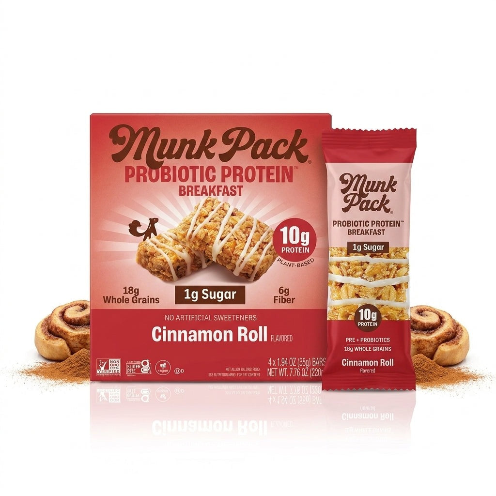 Cinnamon Roll Breakfast Bars (4 Pack)