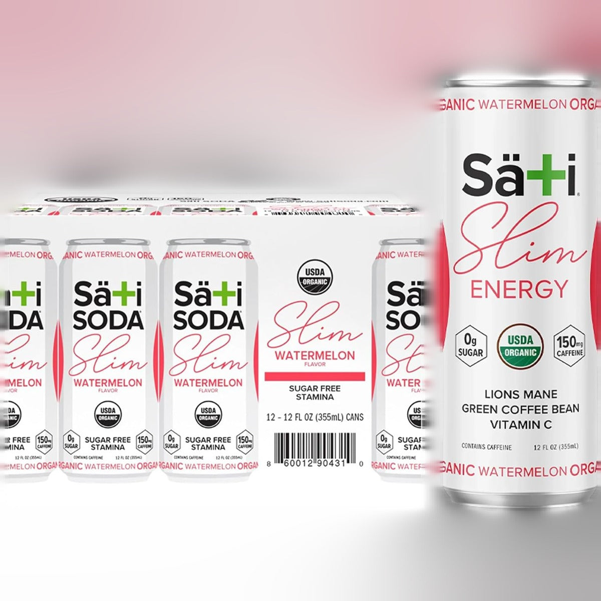 Organic Watermelon Soda (12 Pack)