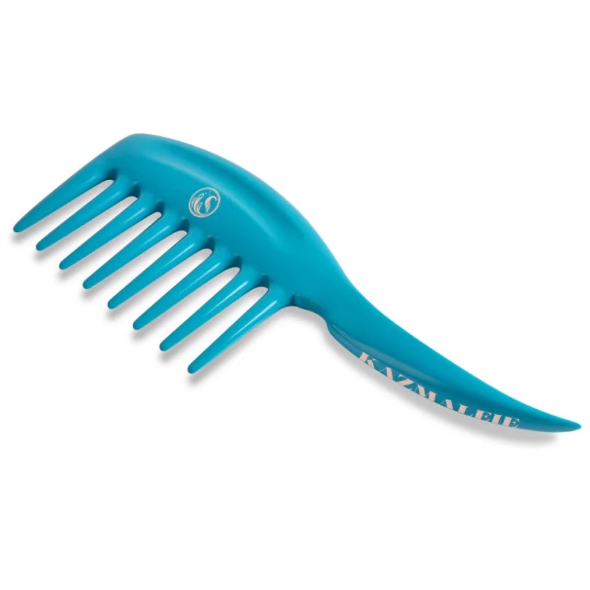 Kurls Plus Wide Tooth Hair Comb - Cobalt