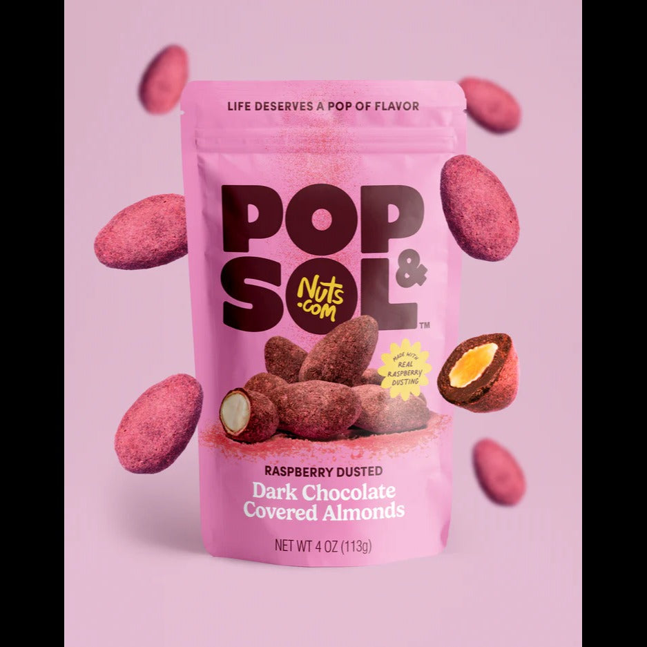 Raspberry Dark Chocolate Almonds