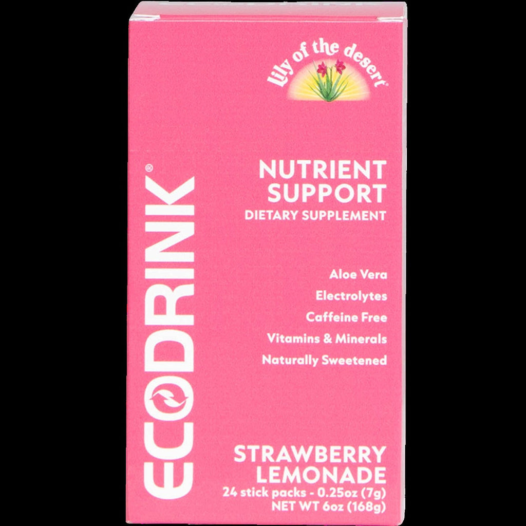 EcoDrink Nurtient Support - Strawberry Lemonade (24 CT)