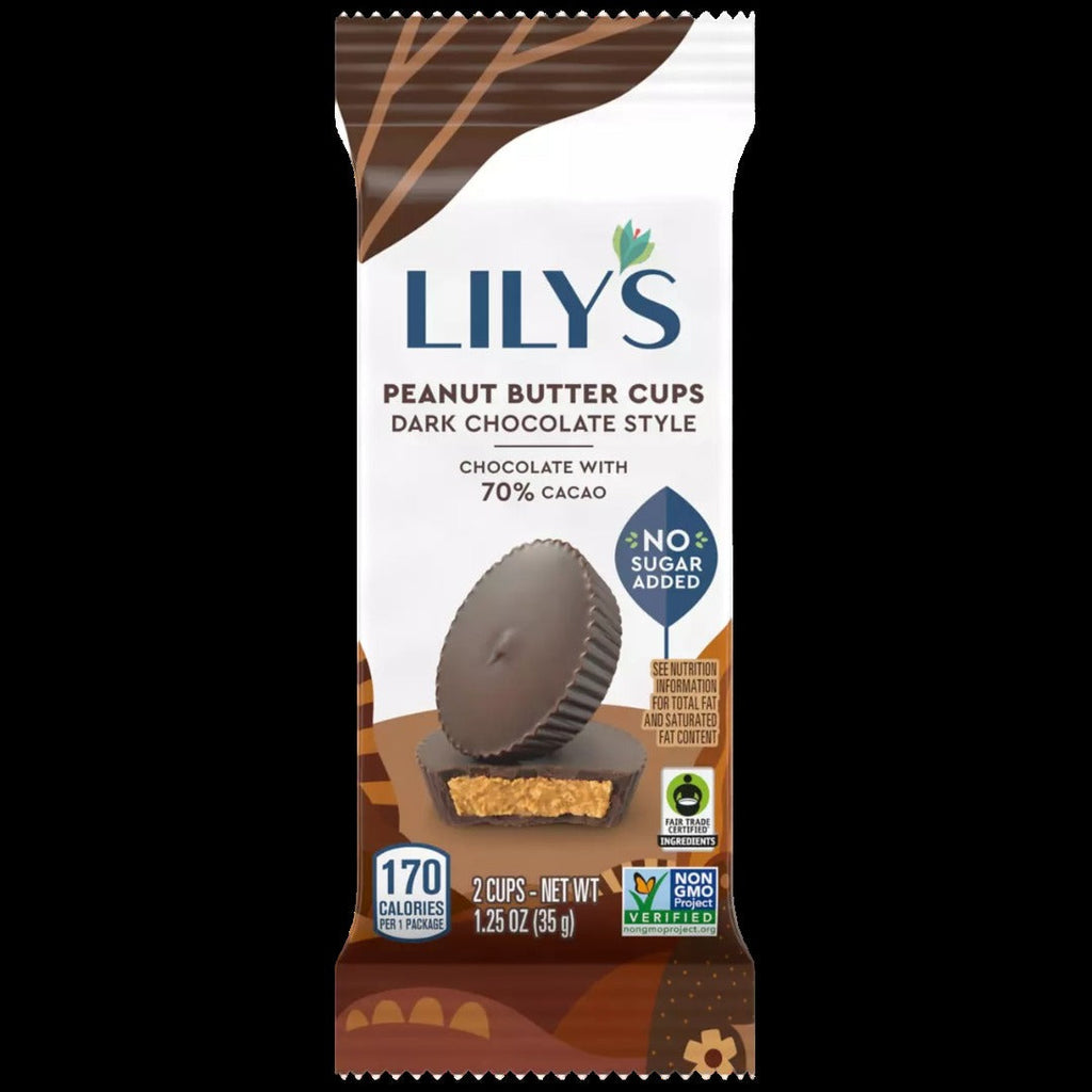 Dark Chocolate Style Peanut Butter Cups (12 Pack)