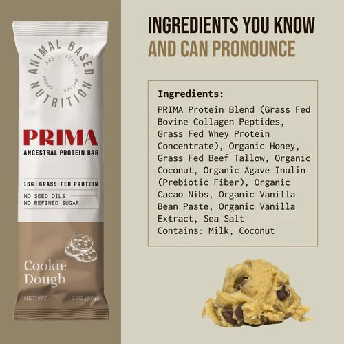 Ancestral Protein Bar - Cookie Dough (7 Pack)