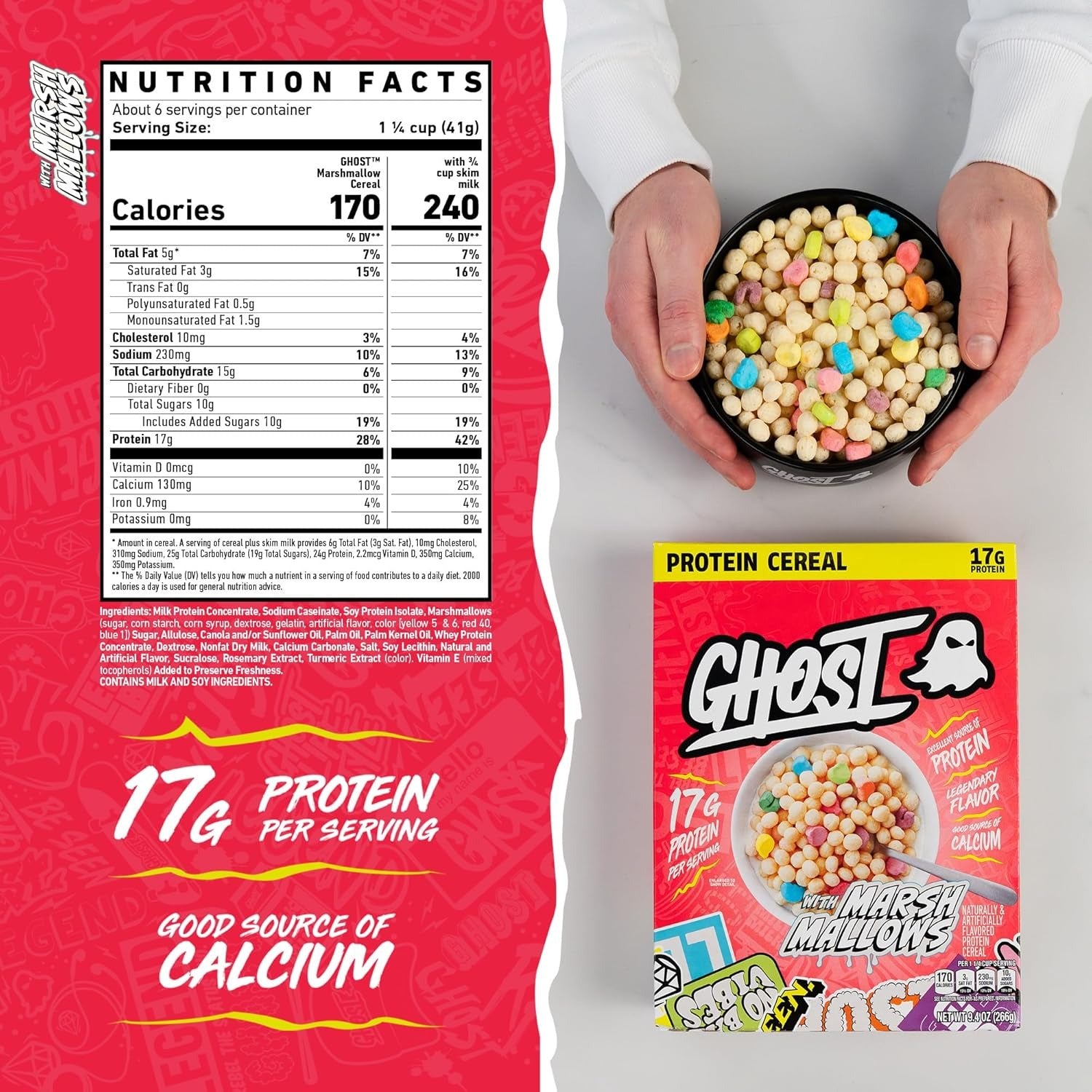 High Protein Breakfast Cereal With Marshmallows