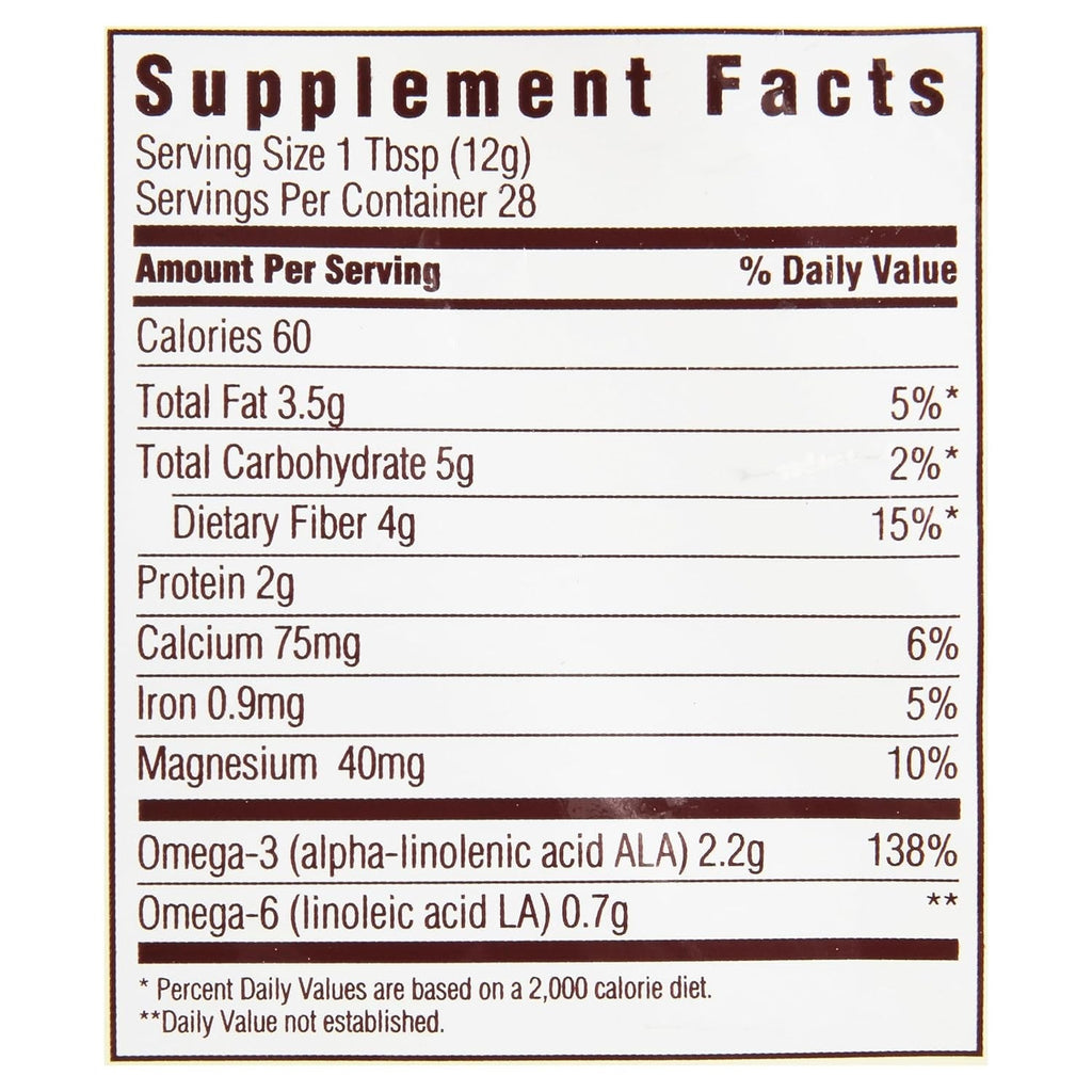 Organic Omega-3 & Fiber Whole Chia Seed