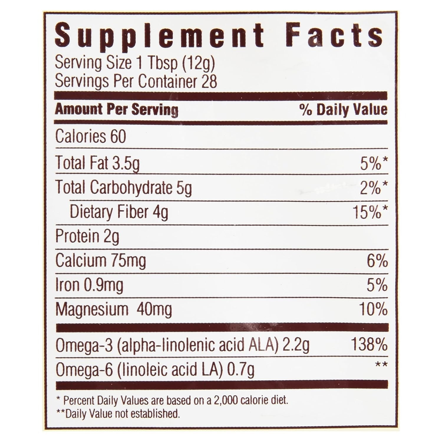 Organic Omega-3 & Fiber Whole Chia Seed