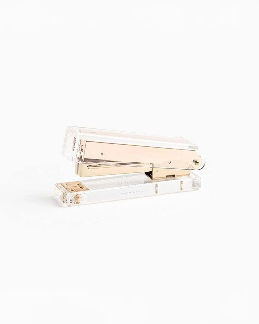 Acrylic Stapler in Gold