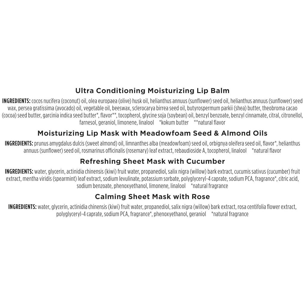 Mask Bundle Gift Set Masks & Ultra Conditioning Lip Balm