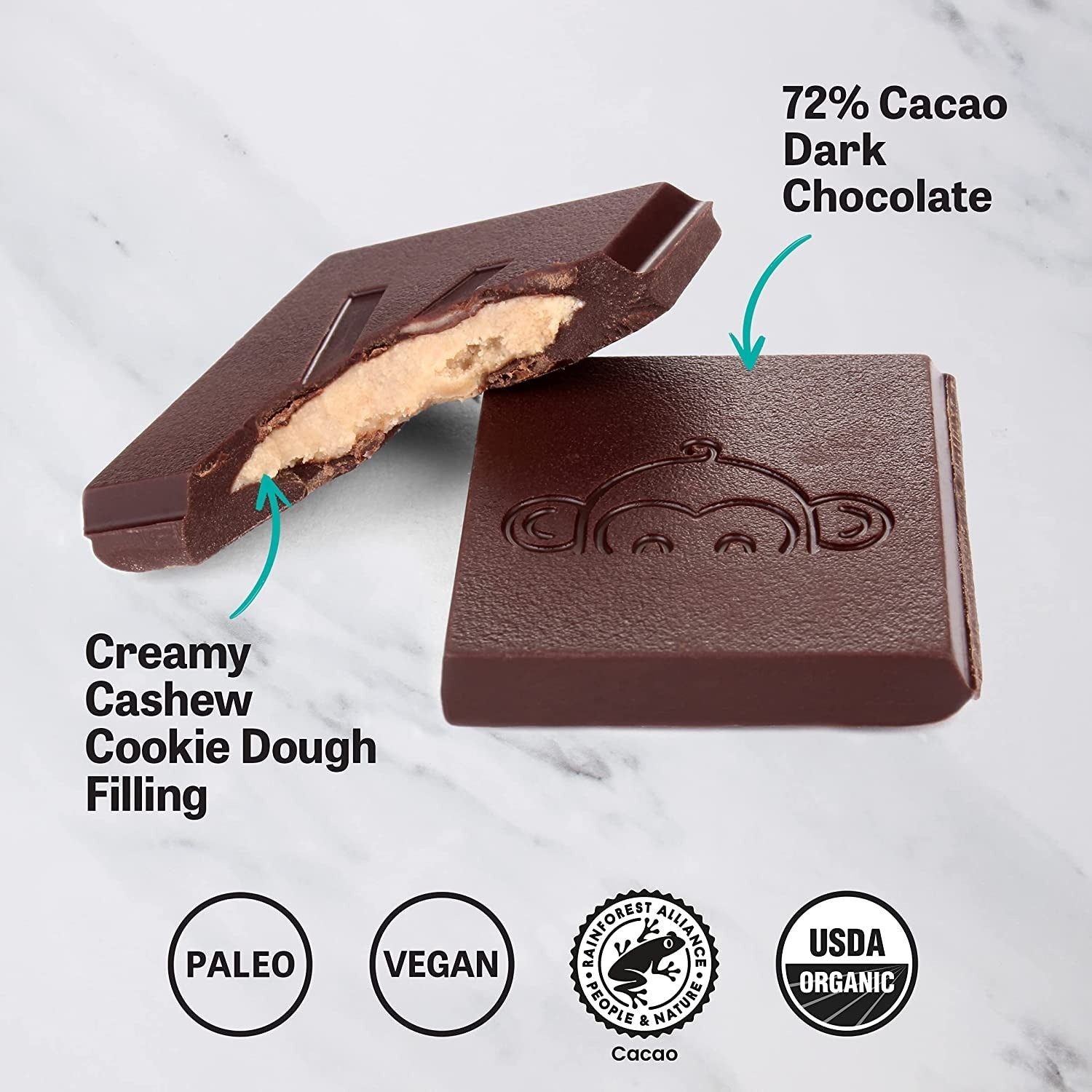 Cashew Cookie Dough Chocolate Bar
