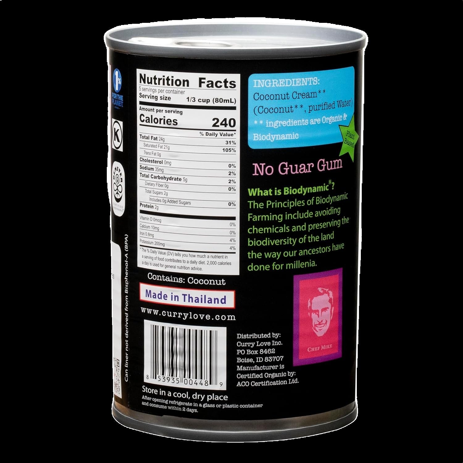 Biodynamic Coconut Cream (6 Pack)