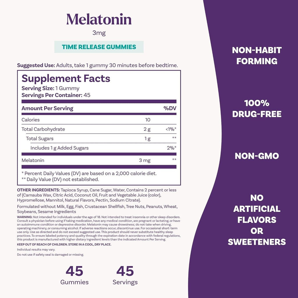 Melatonin Time Release Gummies (45 CT)