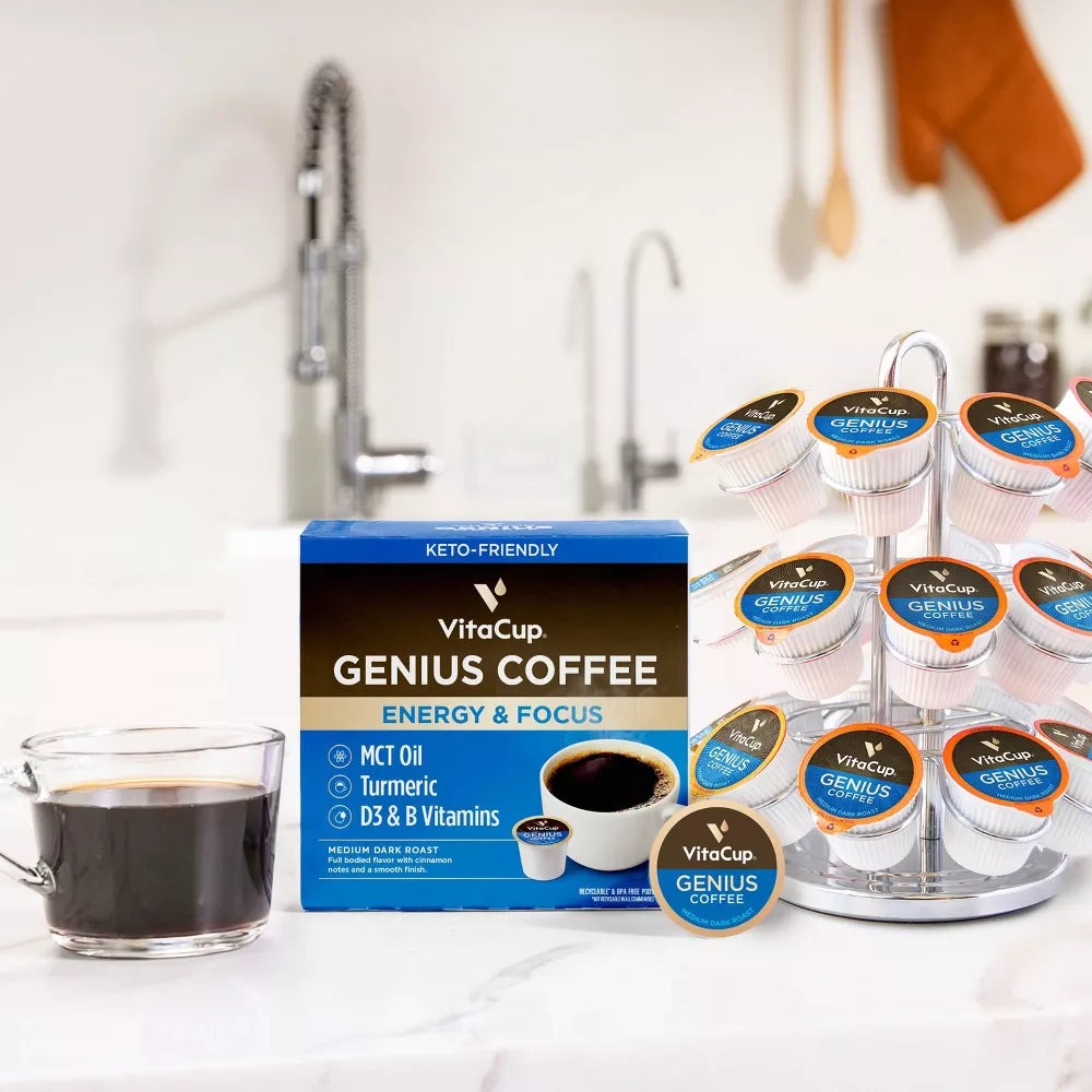 Genius Coffee Medium Dark Roast K-Cups