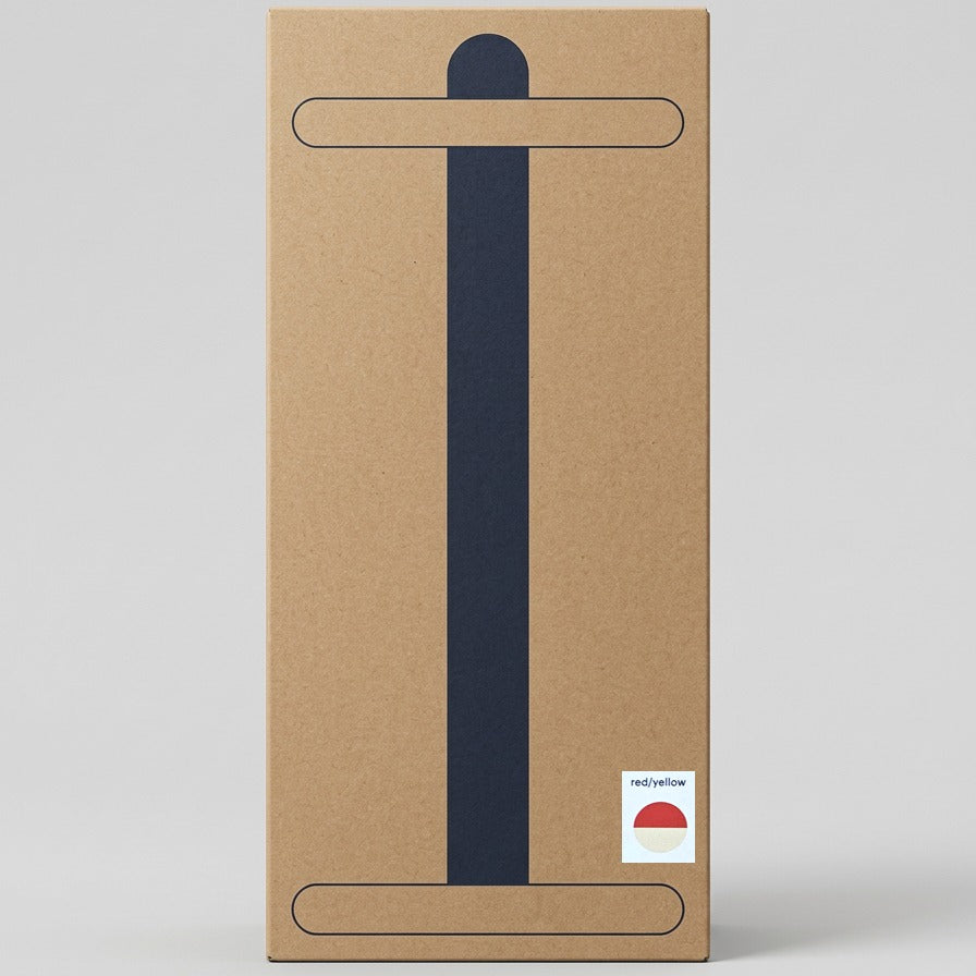 Spool Paper Towel Holder - Red/Yellow