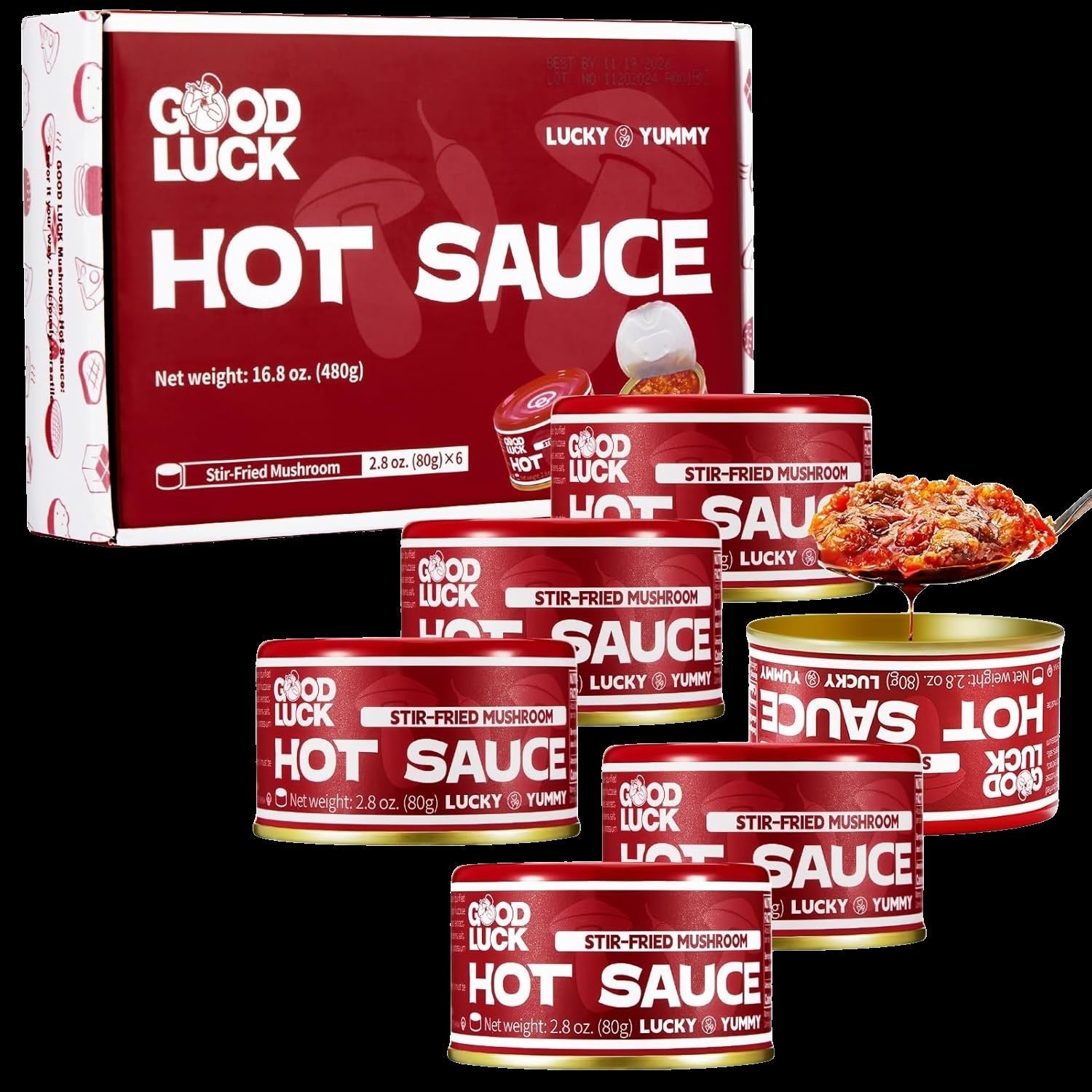 Stir-Fried Mushroom Hot Sauce (6 Pack)