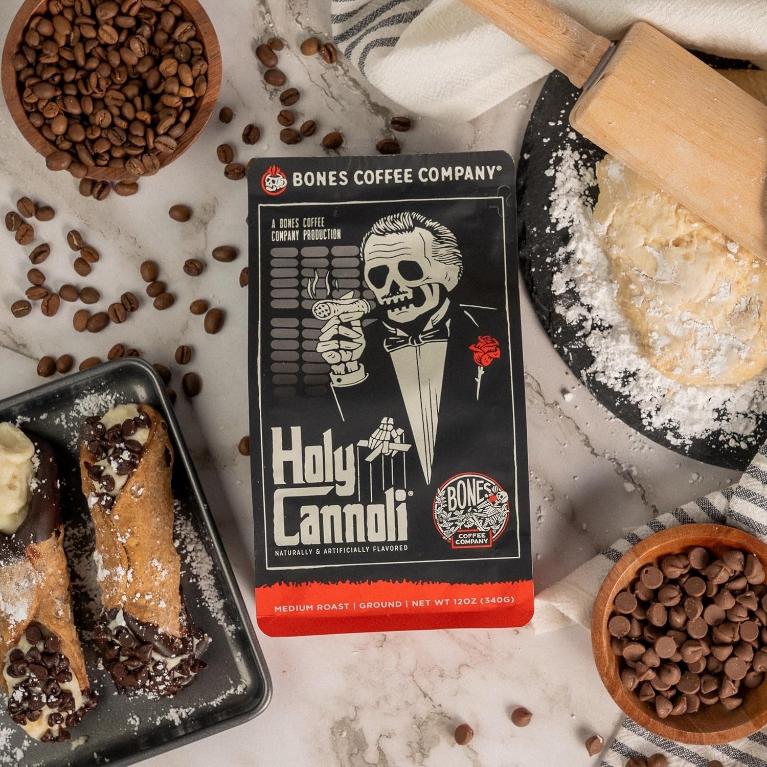 Holy Cannoli Medium Roast Ground Coffee