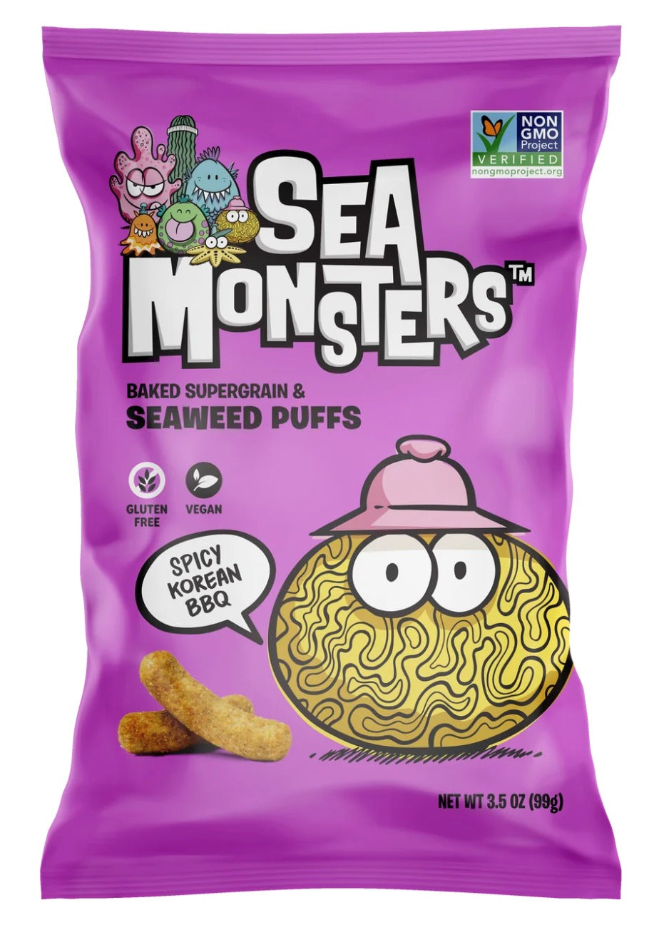 Seaweed Puffs Spicy Korean Bbq (8 Pack)