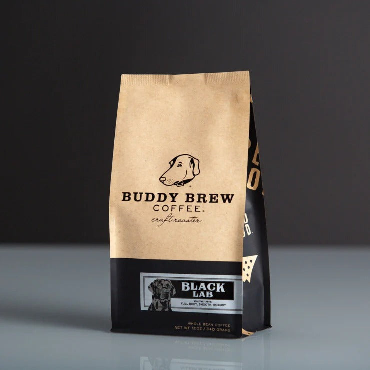 Black Lab Medium to Dark Roast Whole Bean Coffee
