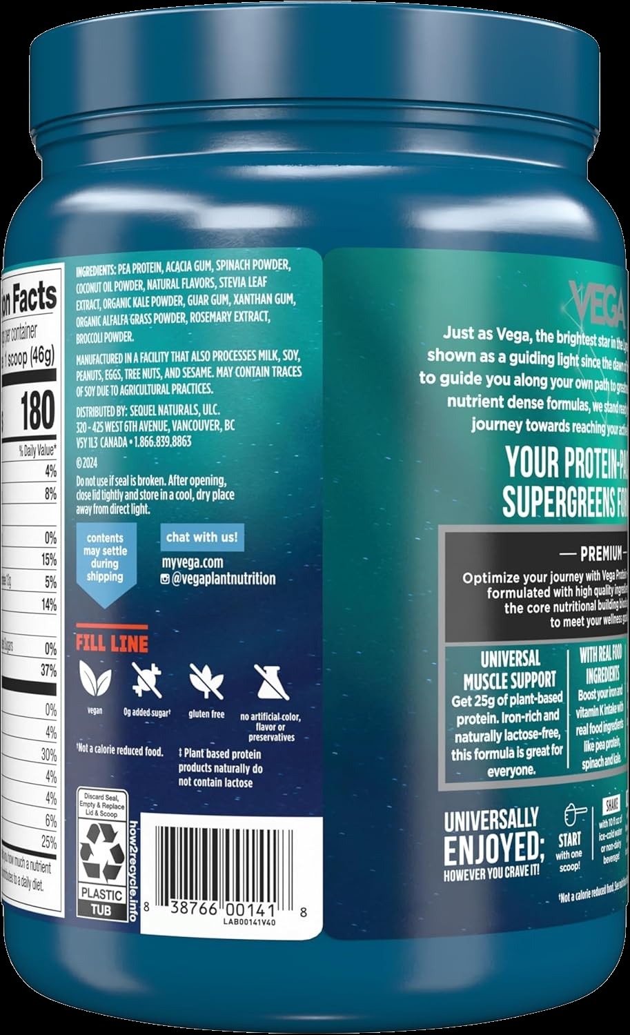Protein + Supergreens - Creamy Vanilla