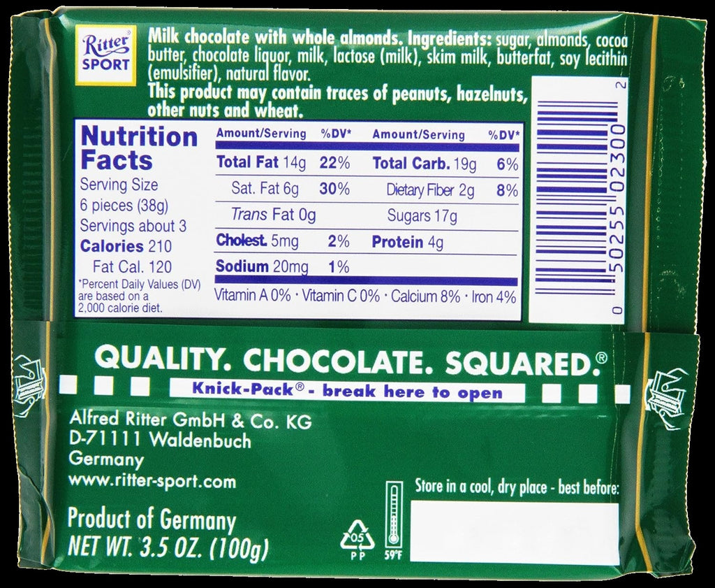 Milk Chocolate with Whole Almonds