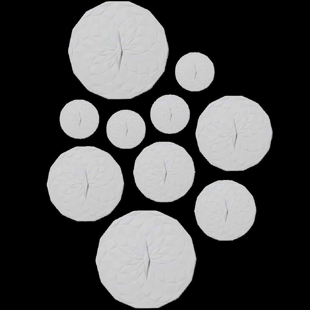 10-Piece Silicon Suction Lid Set - Studio White